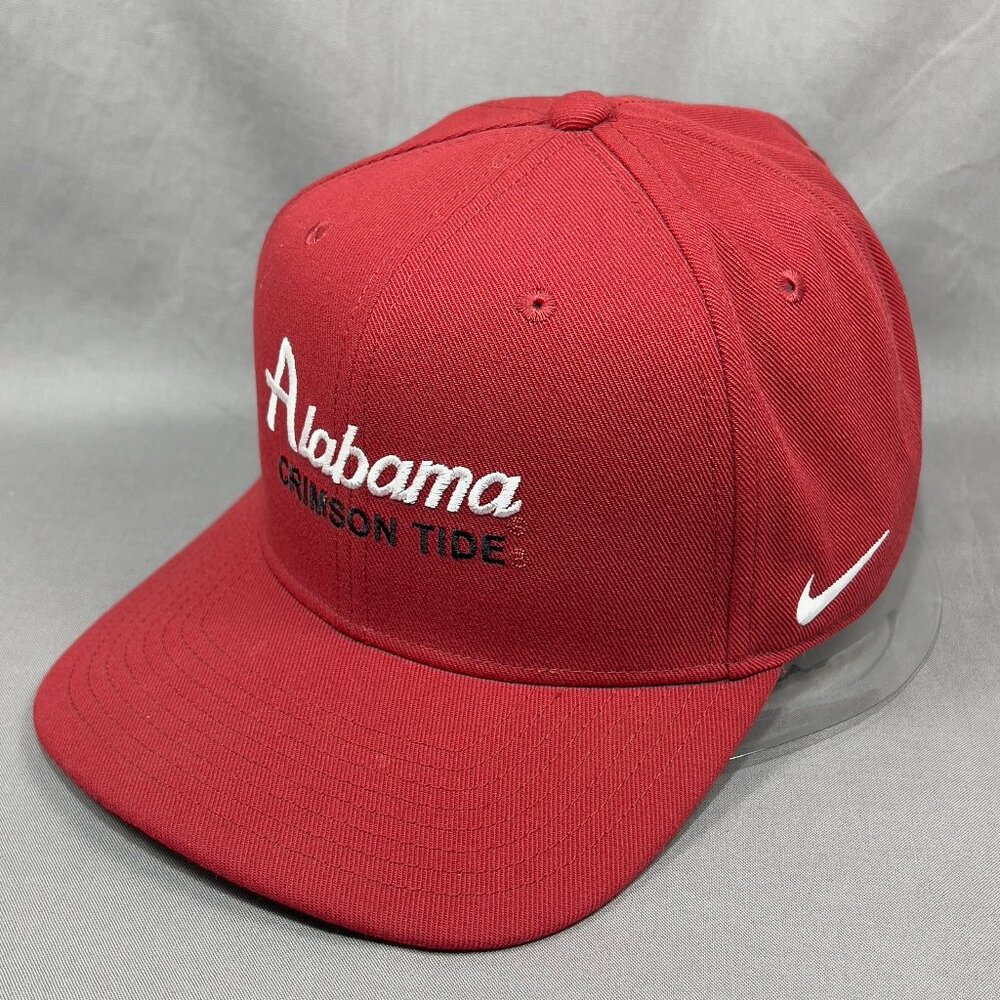 Alabama Crimson Tide NCAA Snapback Hat Nike Pro Swoosh Adjustable College Mens